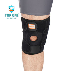 Genouillère de sport orthopédique à charnière Top One réglable avec stabilisateurs latéraux pour la protection - Product Image 1