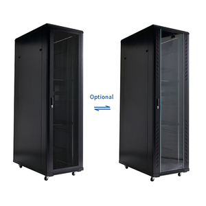 Di động dọc tầng thường vụ 18u 22u 32u 36U Mạng Tủ trượt Kệ 19 inch 42U máy chủ Rack với làm mát - Product Image 4