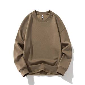 Sudadera Unisex con Cuello Redondo, Forro Polar Grueso, Ropa de Trabajo de Algodón 620g, Hombros Caídos - Product Image 1