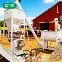 Komplette Futterpellet-Produktionslinie Ringmatrizen-Hersteller Arbeitssparend Niedriger Energieverbrauch