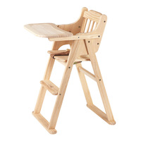 Chaise de croissance pour bébé, chaise de salle à manger en bois massif, tabouret haut nordique pour enfants, chaise de repas pour bébé