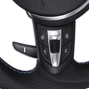 Artículos en Existencia, Listos para Enviar a la Venta al por Mayor. Volante de Cuero para <span class=keywords><strong>BMW</strong></span> M3 M4 M5 M6 F30 F10 F15 F36 F01 <span class=keywords><strong>F20</strong></span> - Product Image 4