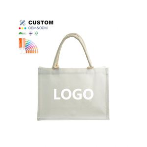 Bolsas de Tela Reutilizables con Logotipo Personalizado, Regalos Naturales, Bolsas de Yute y Algodón para Mujer - Product Image 1