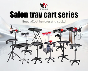Chariot de Salon de Coiffure et Spa, Plateau en Aluminium Pliable, Design Stable pour <span class=keywords><strong>Tatouage</strong></span> - Product Image 6