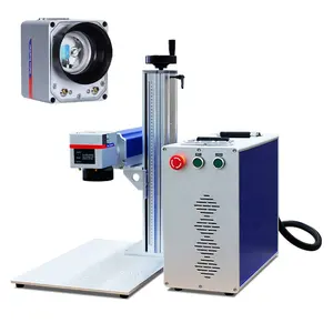 Điện Kế 20W 30W 50W Máy Đánh Dấu Bằng Sợi Quang SG7110 Laser Khắc Logo Cho Nhựa Kim Loại 200*200Mm