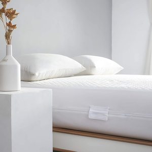 Waterproof Zippered Mattress Protector Cover 360 Top Removable Mattress Encasement with zipper