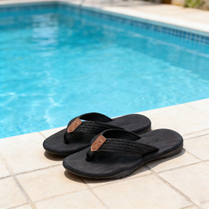 Chanclas de EVA para Hombre, Color Sólido, Suela Suave, Ligeras, Plataforma, Transpirables, Antideslizantes, Flexibles, para Verano e Invierno - Product Image 3