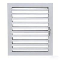 Persienne extérieure imperméable Z90 grise en aluminium, mini stores en vinyle pour extérieur, volet vénitien