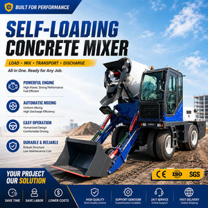 Camión Mezclador de Concreto Autocargable de 5m³ Azul con Motor Potente, Mezcla Automática y Bajo Costo de Mantenimiento para Construcción - Product Image 1
