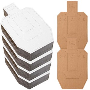 Bia bắn súng bằng bìa cứng USPSA/IPSC/IDPA dùng cho thi đấu bắn súng, bia giấy hình người dùng cho luyện tập tại trường bắn - Product Image 3