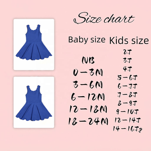 DH ODM Elegantes Königsblaues Mädchenkleid mit Muschelausschnitt Ärmelloses Kleid Dehnbarer Nylon-Polyester-Party-Outfit für US <span class=keywords><strong>CA</strong></span> AU - Product Image 3