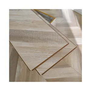 Factory Supplier Chevron German Technology nature fishbone OEM & ODM WAX 10mm 12mm waterproof laminated fishbone flooring