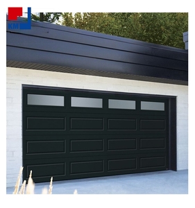 Puertas de Garaje Automáticas Eléctricas con Control Remoto, Tipo Clon, Inclinables, con Aspecto de Madera Metálica, Venta al por Mayor, Transparentes con Vista Completa - Product Image 5