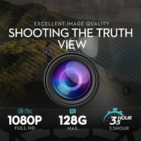 Caméra Moto 1080P Casque Enregistreur Sport WIFI Action Caméra Construit avec Avertissement Feu Arrière et Lunettes de Soleil avec Suivi GPS
