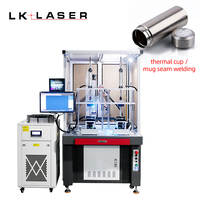 Machine de soudage laser automatique pour tuyaux et fibres, soudeuse laser pour maille métallique en acier inoxydable, équipement de soudage laser CNC 4 axes