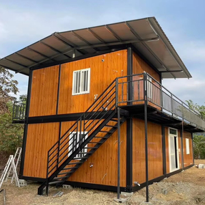 Móvil personalizado de 1 dormitorio prefabricado portátil en contenedor de vida Casa de paquete plano con techo de teja inclinado al aire libre - Product Image 5