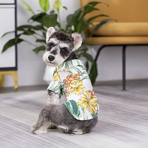 Eigenaar En Huisdier Outfit Hawaiiaans Strand Casual Huisdier T-Shirt Man Hond Ouder-Kind Kleding XS-8XL Puppy Grote Hondenkleding - Product Image 4