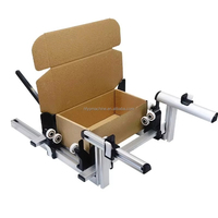 Boîte à avion pliable de 15-65 cm avec taille réglable, pliage manuel rapide, boîte auxiliaire de fixation pliable, machine à plier