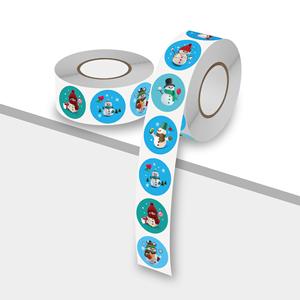 Autocollants de fenêtre de Noël personnalisés autocollants adhésifs statiques en stock de modèles de vacances prêts à l'emploi Père Noël bonhomme de neige arbre en vrac - Product Image 5