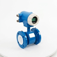 NB-IoT Flange Stainless Steel Electromagnetic Meter Pressure Flowmeter Akurasi Tinggi +/-0.05% 0.55-11 m/s Laju Aliran untuk
