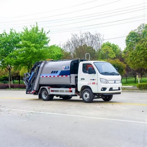 Camion Compacteur de Déchets Électrique <span class=keywords><strong>KLF</strong></span> Haute Capacité et Fiable 4x2 5,3m, Nouvelle Énergie, Autonomie 280KM, Vitesse 90km/h - Product Image 1
