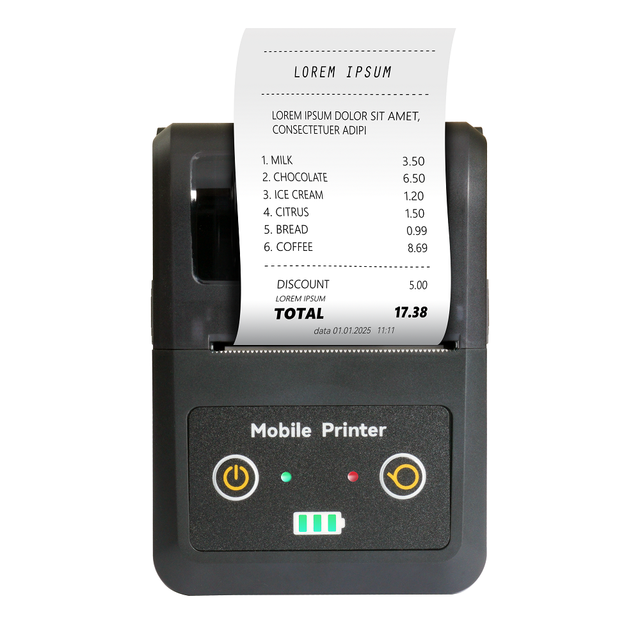 Wireless USB Receipt Bill Printer Thermal POS Cash Register for Language Tickets in Stock