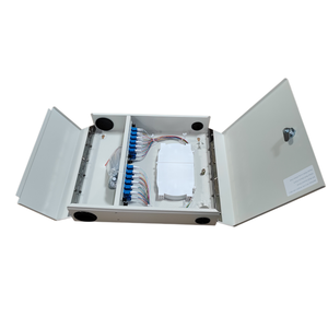 Boîtiers muraux à fibres optiques 24 ports OIWT, terminaux muraux intérieurs avec plateau <span class=keywords><strong>de</strong></span> raccordement, boîtier mural à fibres optiques avec fentes LGX - Product Image 1