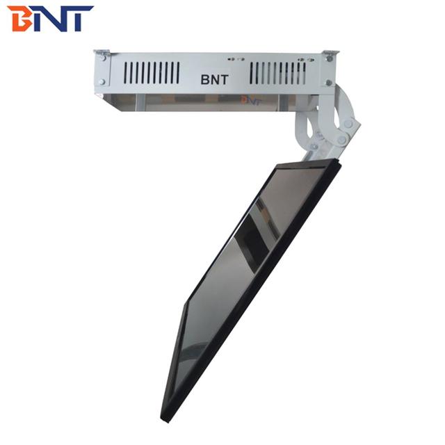 New Arrival Motorized Lift TV Wall Bracket Mount Remote Control Electric Smart VESA Ceiling Folding Bracket Pitched Roof Design