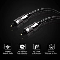Câble Toslink vers Toslink Ultra Premium OD 6.0MM 0.5M 1M 1.5M 2M 3M 5M 10M 15M 20M 25M 30M Lecteur DVD Câble audio à fibre optique