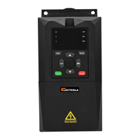 Variateur de fréquence triphasé 380V 0.75KW 1.5KW 2.2KW 3KW IP20 à contrôle vectoriel pour pompes à eau, compresseurs et moteurs