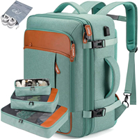 Grand sac à dos de voyage approuvé pour les vols, avec port de chargement USB, pour hommes, sac à dos de type valise