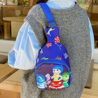 Nouveau sac de poitrine pour enfants, garçons et filles, joli porte-monnaie à motif de dessin animé, sac bandoulière décontracté, petit sac à dos tendance pour bébé, idéal pour l'extérieur