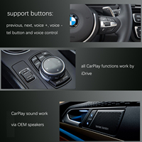 Road Top Wireless CarPlay pour BMW CIC System X5 E70 X6 E71 2009-2013 avec Android Mirror Link AirPlay Car Play fonction