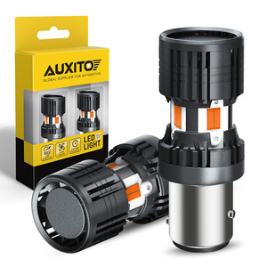 Ampoules LED AUXITO 1157 Jaune Ambre pour Clignotants, 700 % Plus Lumineuses, 2057 2357 7528 BAY15D, Clignotants, Feux de Position, Feux Stop, Feux de Recul - Product Image 2