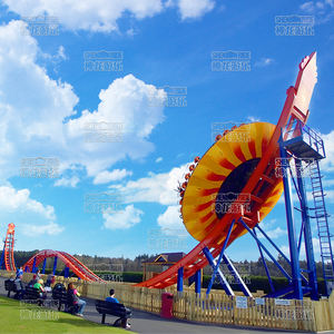 Interstellar Spin Ride-Machine à sensations fortes de carnaval en acier et fibre de verre à thème futuriste UFO pour centres commerciaux - Product Image 2