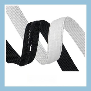 Vente en gros d'usine Bande élastique transparente antidérapante en silicone Gripper Bande élastique droite pour vêtements Sous-vêtements et soutien-gorge - Product Image 2