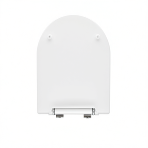 Asiento de inodoro para Faleri H2O, forma de maceta, 7 bisagras de expansión en forma de C, color blanco - Product Image 3