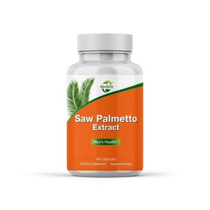 Suplementos Herbales Naturales para la Salud Masculina, Cápsulas de Extracto de Pametto Crudo para el Apoyo de la Próstata, 60 Unidades - Product Image 1