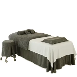 Couvre-lit <span class=keywords><strong>pour</strong></span> <span class=keywords><strong>table</strong></span> <span class=keywords><strong>de</strong></span> traitement <span class=keywords><strong>de</strong></span> <span class=keywords><strong>massage</strong></span> spa 4 pièces avec trou <span class=keywords><strong>pour</strong></span> le visage <span class=keywords><strong>Drap</strong></span> <span class=keywords><strong>de</strong></span> <span class=keywords><strong>massage</strong></span> doux et ajusté <span class=keywords><strong>pour</strong></span> canapé Ensemble <span class=keywords><strong>de</strong></span> draps antidérapants - Product Image 1