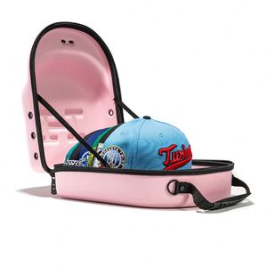 Bolsas de Transporte Personalizadas de Color Rosa para Almacenamiento y Viajes, Estuche de Almacenamiento de EVA para Gorras Snapback - Product Image 3