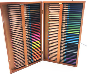 Deli — Kit de crayon coloré professionnel de haute qualité, fournitures d'art, boîte en bois, 72 couleurs pour enfants - Product Image 6