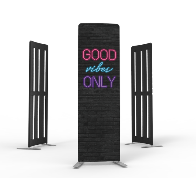 Custom LED Slow Motion 360 Video 3 Panel Backdrop