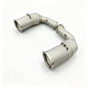 Downpipe Performance 200 Cell avec Bouclier Thermique, Fixation Directe pour Lamborghini URUS 4.0L V8, <span class=keywords><strong>Audi</strong></span> SQ7 <span class=keywords><strong>SQ8</strong></span> RSQ8 2021+, En Stock - Product Image 5