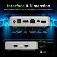 X96 Original de Fábrica, Primer Lanzamiento, Nuevo Chipset Allwinner H626, Android 14, TV Box con Wifi 6 Dual y Control Remoto BT, Set Top Box