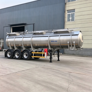 Semi-remorque citerne chimique robuste de 40 000 L pour le transport d'ammoniac et d'eau pour liquides industriels corrosifs – Grande capacité - Product Image 2