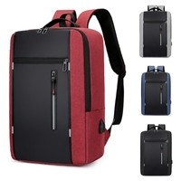 Sac à dos d'école, de collège ou d'affaires personnalisé avec logo, imperméable, pour ordinateur portable, avec port de charge USB, vente en gros