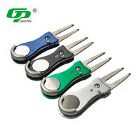 Gp Factory Oem Golf Accessoires Diverse Kleuren Bulk Golf Pitchfork Met Lege Staal Bal Marker Voor Golf Mat & putting Green