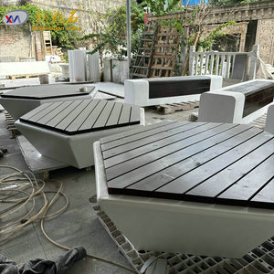 Nuevo Banco de Jardín de Hormigón Magic Stone, Muebles de Exterior para Paisajismo, Material UHPC GRC, Uso en Ingeniería Municipal - Product Image 3