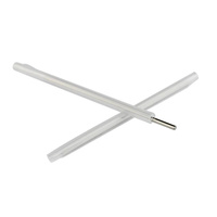 100 Piezas de Funda Protectora de Empalme de Fibra Óptica de 40 mm y 60 mm, Tubo Termorretráctil Protector para Empalme por Fusión