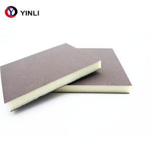 Bloc de ponçage <span class=keywords><strong>à</strong></span> grains grossiers, moyens et fins pour le travail du bois, les cloisons sèches, le métal, <span class=keywords><strong>éponge</strong></span> lavable et réutilisable pour l'élimination de la rouille et le polissage - Product Image 5